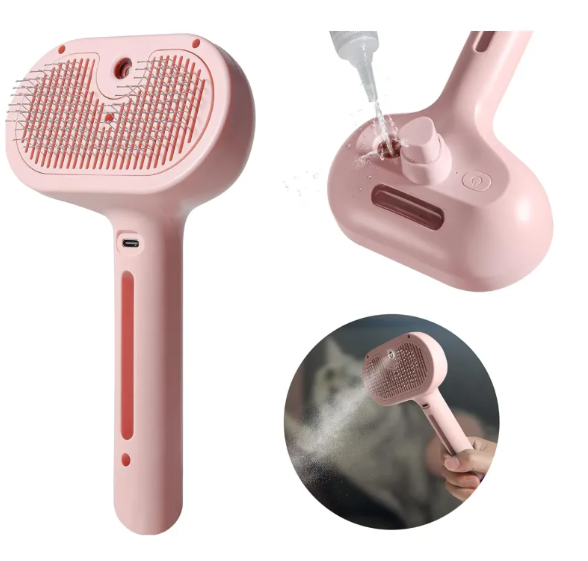 2-IN-1 Spray Grooming Brush For Cats & Dogs
