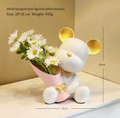 Cute Bear Flower Base