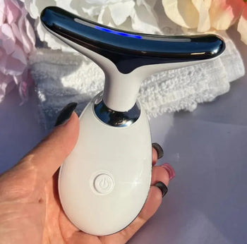Beauty Device Facial Massager, 7 Color Wavy Acne Beauty Micro-current, skin firming for face and neck.